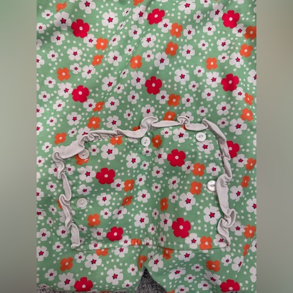 Cecil & Lou Floral Pajamas Onesie Zip - Picture 5 of 7